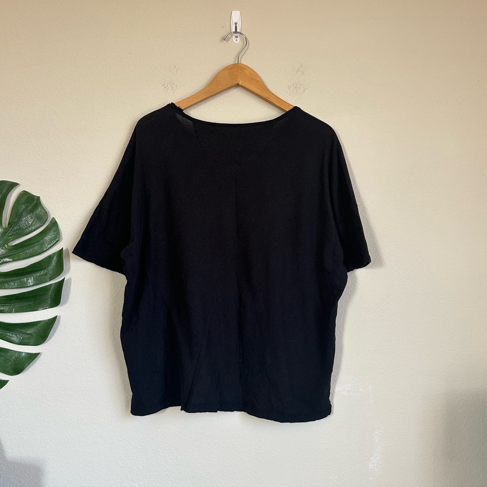 Madewell Linen Blend Relaxed Tee - Picture 10 of 10